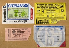 4 Alte Auswärts Tickets