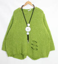 Moonshine Pullover 48 50 52  Oversize  Lagenlook Grün Neu