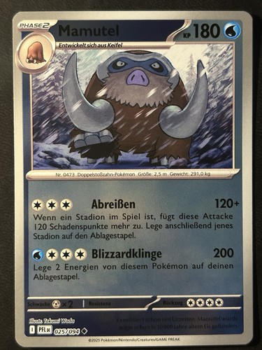 Pokemon mamutel fatale - 25/94,