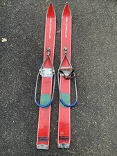 Vintage Kinder Ski Erbacher 80cm Retro Kult Rot