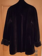 Webpelzjacke schwarz 38