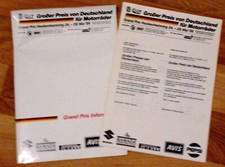 Pressevorschau Großer Preis von Deutschland für Motorräder Hockenheimring 1989