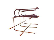 Matte Steckbügel Q188 1,15m lang H 80-320mm S 200-550mm Betonstahl Baustahl