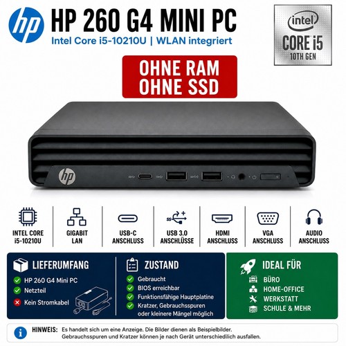 260 mini pc intel - hp, g4