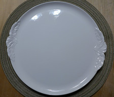 V&B FOGLIA Tortenplatte mit Griffen 30,5 cm SEHR GUT Tortenteller Kuchenplatte