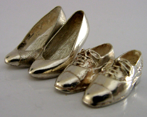 Paar sterlingsilber seine - sterlingsilber, &