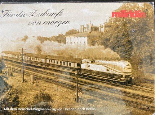 Märklin blechschild - märklin,
