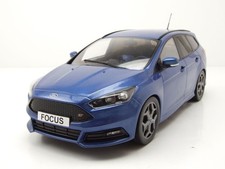 Ford Focus ST Turnier Kombi 2014 dunkelblau Modellauto 1:18 MCG
