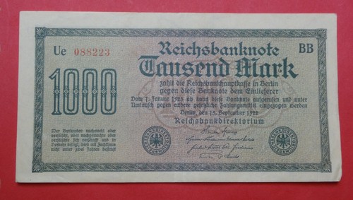 Reichsbanknote 1000 mark - 1000,