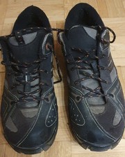 Shimano Fahrradschuhe Herren, Größe 44, mit SPD Cleats SM-SH51, grau-schwarz