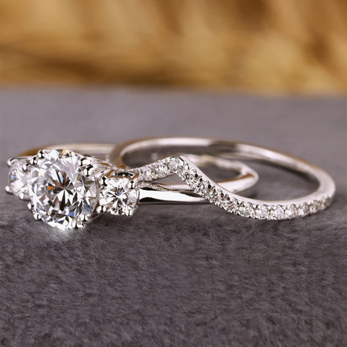 18k weißgold diamant - diamant, ring
