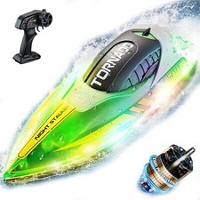 RC-Boot Ferngesteuertes Boot für Pool, 2,4 GHz RC Boot Kinder mit LED-Licht