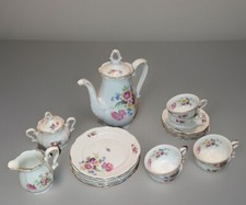 Wunderschönes Kaffeeservice Bareuther Bavaria Blumen/Goldrand