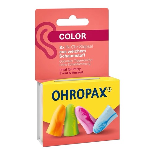 Ohropax color ohrstöpsel - ohrstöpsel, 8