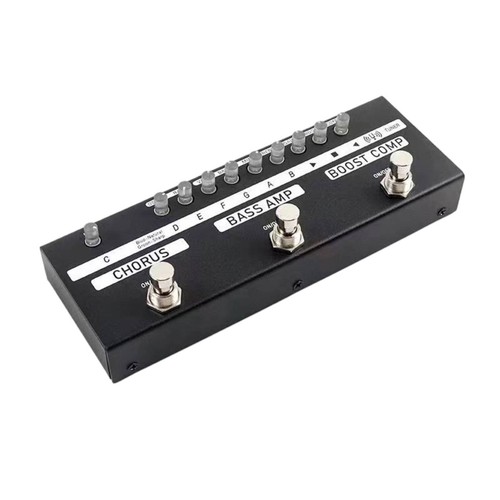 Bass multieffektpedal kompakt - bass-multieffektpedal,