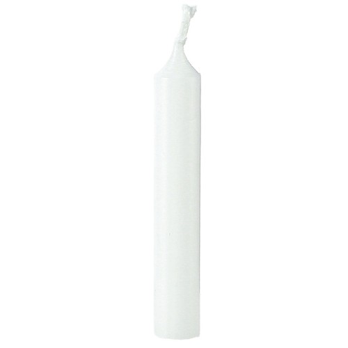 Puppenkerzen weiß 10mm - puppenkerzen,