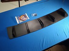 5 Fin Universal Matt Schwarz Auto Stoßstange Spoiler Diffusor Heckdiffusor Lippe