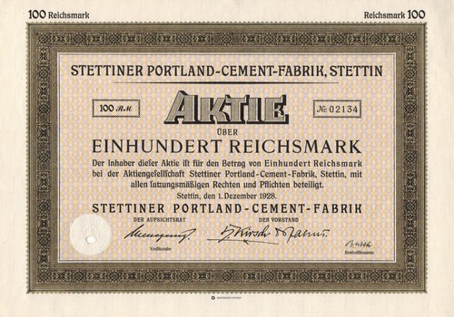 Stettiner portland cement - stettiner,