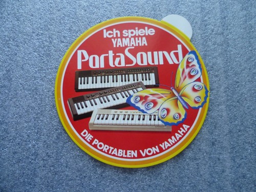 Aufkleber yamaha porta sound - -,