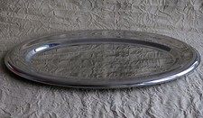 Große WMF Servier-Platte / Spargel-Platte / oval 46 x 30 cm / 70er Vintage