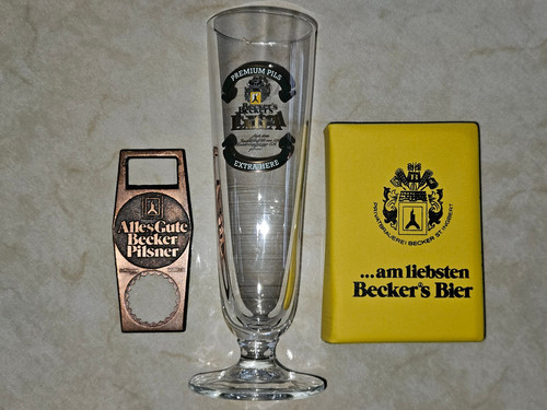 Becker brauerei pilsglas - becker's, +