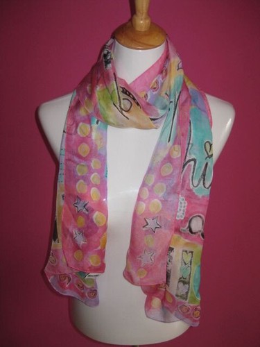 Moschino seidenschal neu - seidenschal,