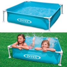 INTEX Babypool Kinderpool 122x122x30cm Swimmingpool Planschbecken Hundepool