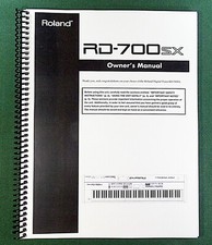 Roland 700sx owner - roland, owner's
