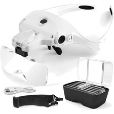 Lupenbrille mit LED Licht