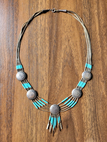 Indianerschmuck halskette - indianerschmuck,