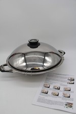 Easy Cook (ähnl. AMC) großer Kochtopf Wok Ablagegitter Wok24 induktionsgeeignet