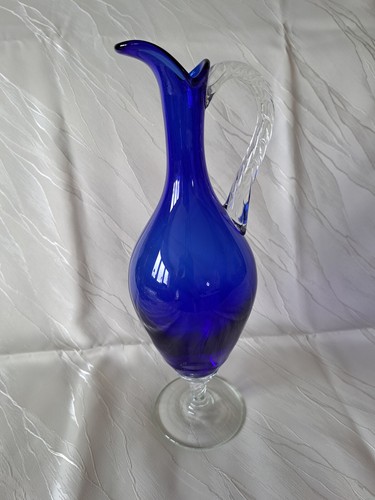 Blumenvase glas blau höhe - blumenvase,, glas,