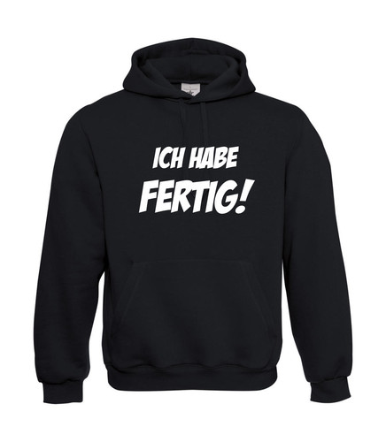 Ich habe fertig - ich, i