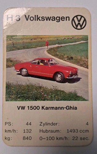 Volkswagen 1500 karmann - 1500, karmann-ghia