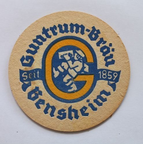 Bierdeckel guntrum brauerei - -,