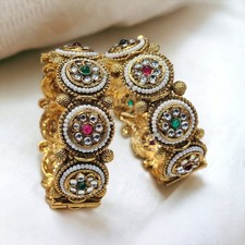 Indische vergoldete Kundan