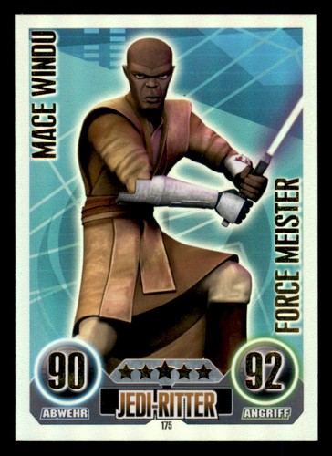 Mace windu force attax star - force,