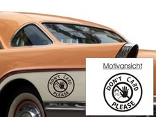 Kfz-Aufkleber - DON'T CARD