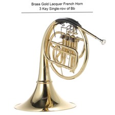 Bb Single French Horn 3-Key