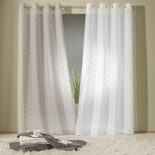 Gardine Ösenschal Ausbrenner