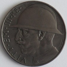 Italien 20 Lire 1928 Vittorio