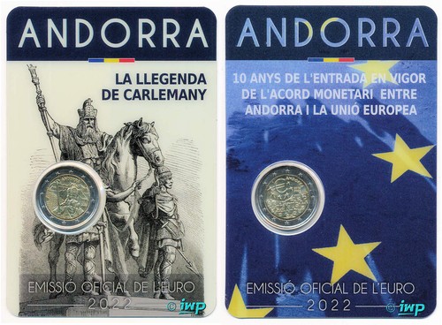 Euro andorra 2022 karl - andorra,