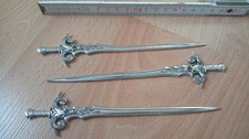 3x Haarstab, 16,5cm, metall