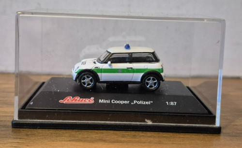 Schuco mini cooper - schuco, polizei
