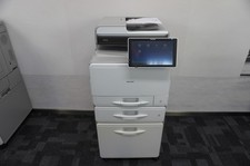 Ricoh MPC307 Farblaser-Kopierer Netzwerkdrucker Dual-Scan Fax 2 Kassetten!