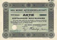 NSU Werke Neckarsulm 1941