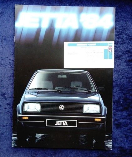 Jetta prospekt 1984 - 1.1984,, mit