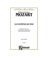 La Clemenza Di Tito: Vocal Score (German, Italian Language Edition), Vocal Score