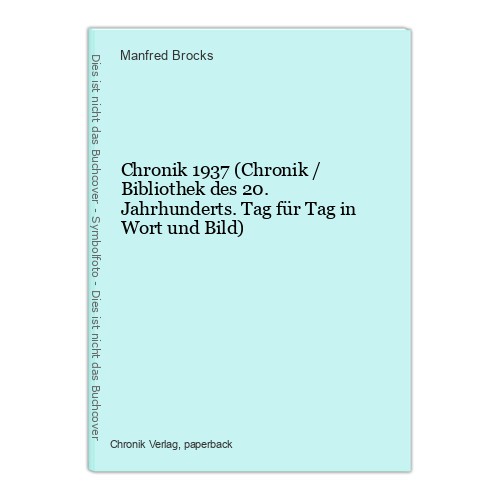 Chronik 1937 - 1937, /