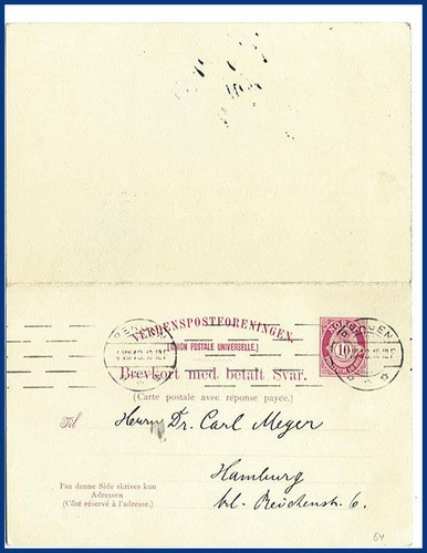 Norwegen bedarfsgebr 10 - norwegen,, 10+10